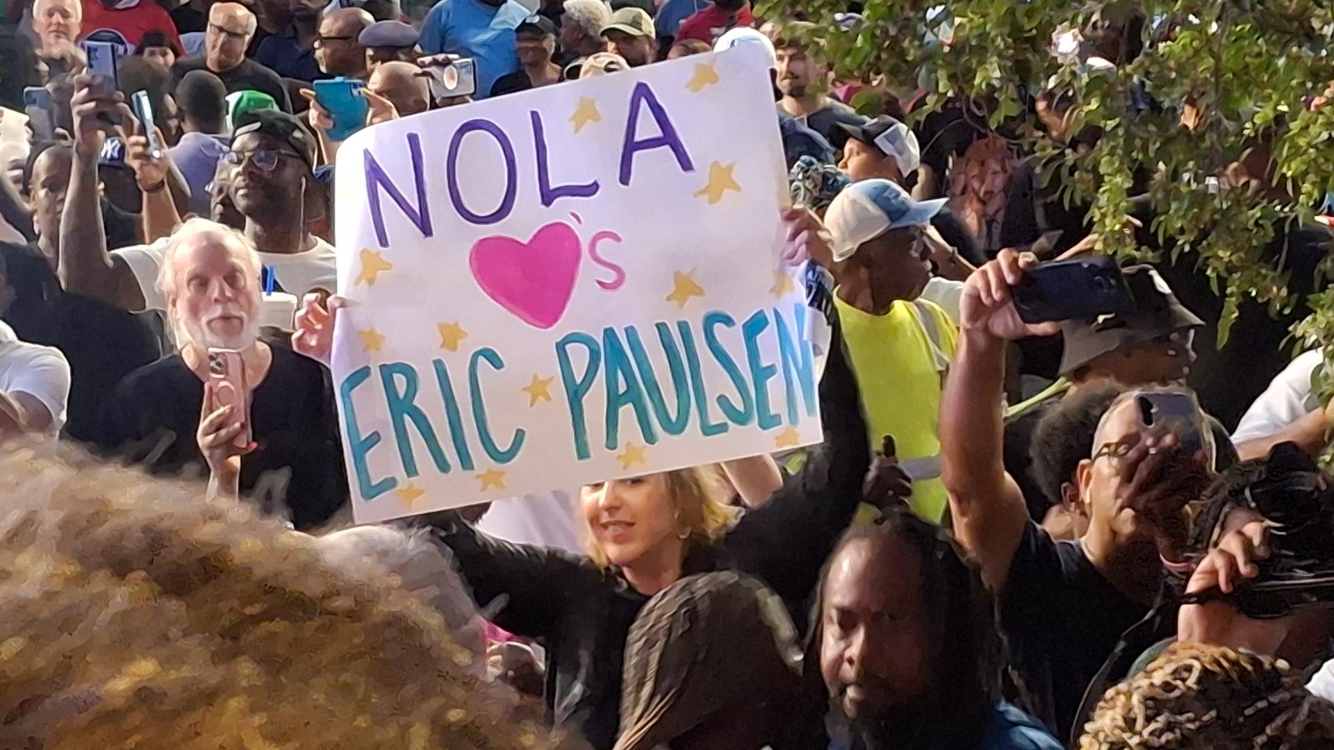 The second line started at Tuba Fats Square in Treme’ then it will head down St. Philip and stop in front of the WWL Louisiana on North Rampart Street.