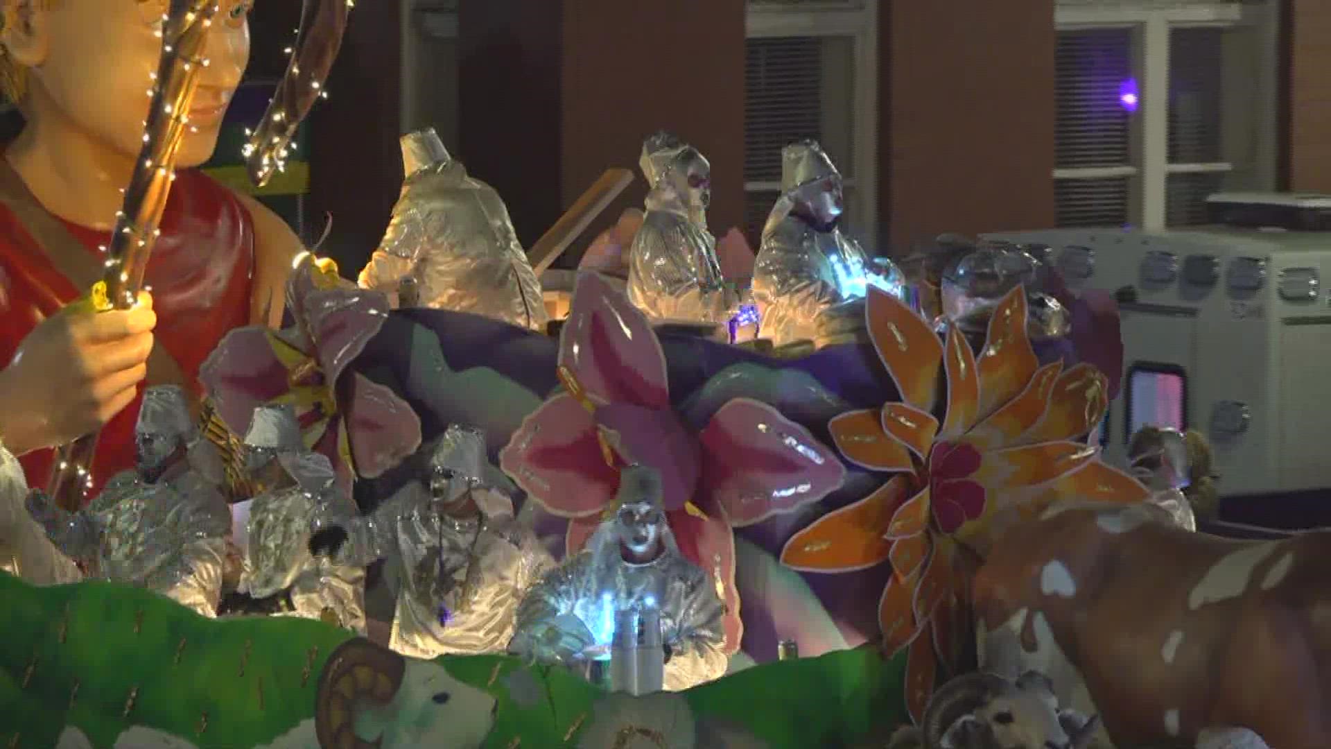 The Krewe of Hermes rolled Friday night and here is our first hour of coverage from Gallier Hall.