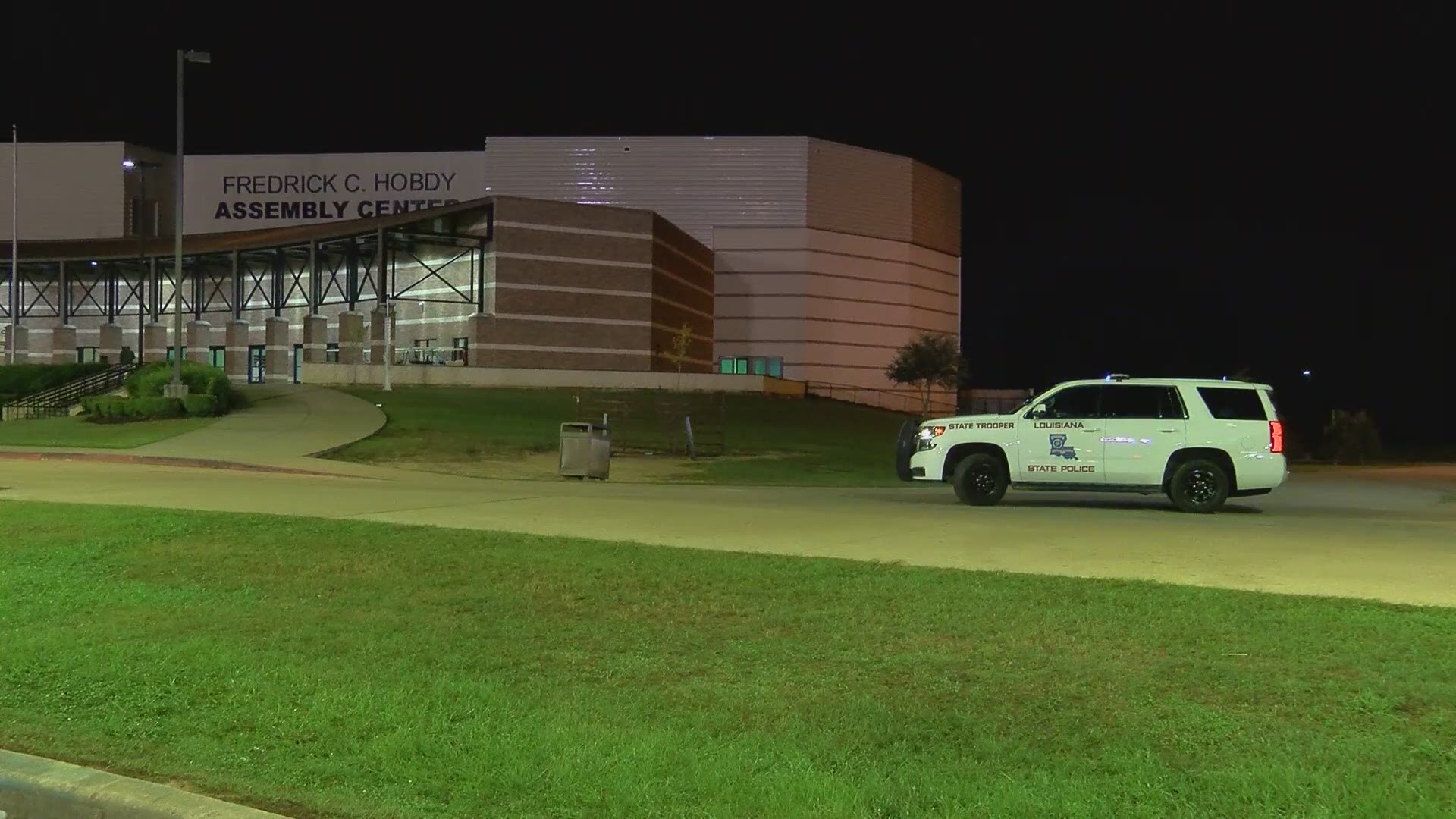 Authorities say two people were shot, including a police officer, on Grambling State University's campus early Friday.