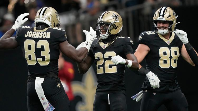 Saints secure first 2025 win over Giants with key turnovers