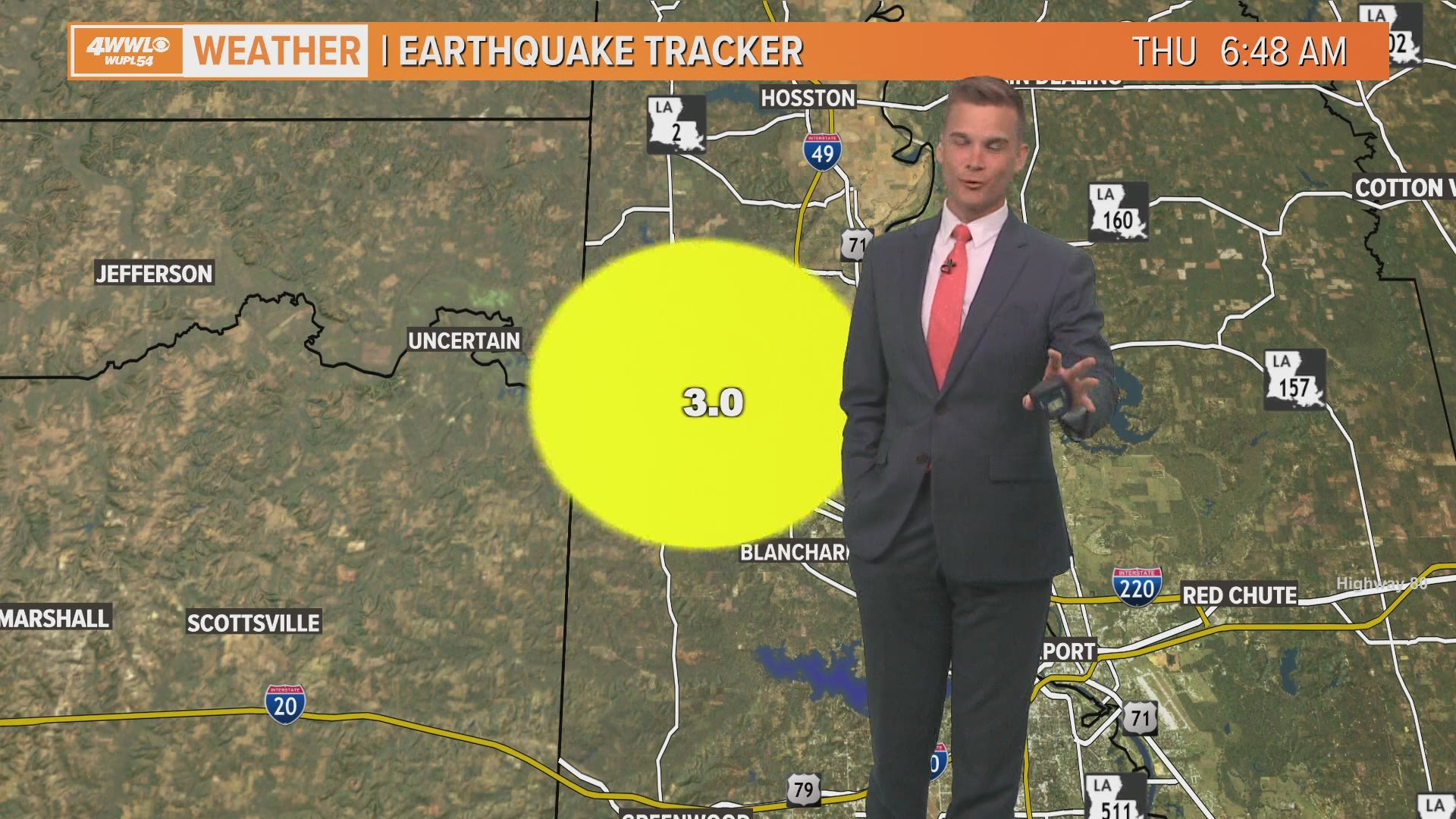 3.0 earthquake hits near Shreveport