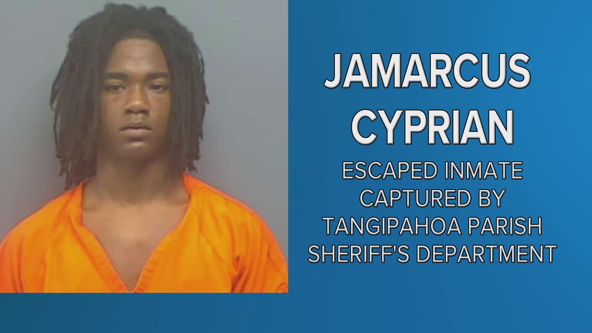 In Tangipahoa Parish, deputies say they caught an escaped inmate who has been on the run since May.