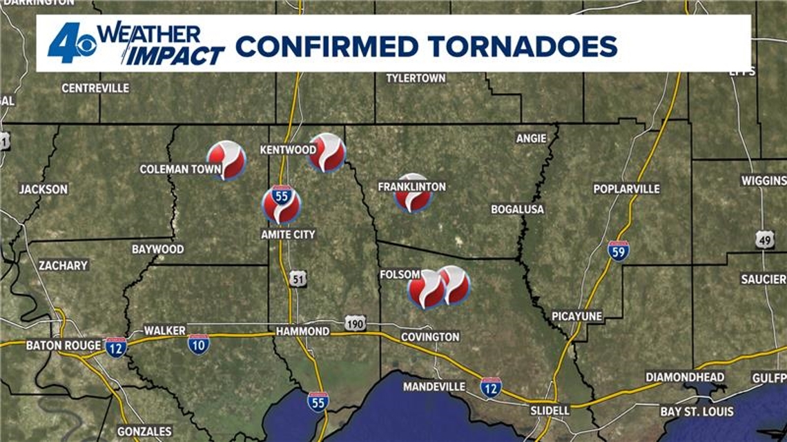 6 tornadoes touched down in Louisiana Wednesday | wwltv.com