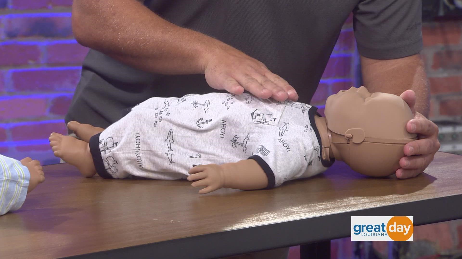 The American Red Cross gives us a lesson in infant CPR.