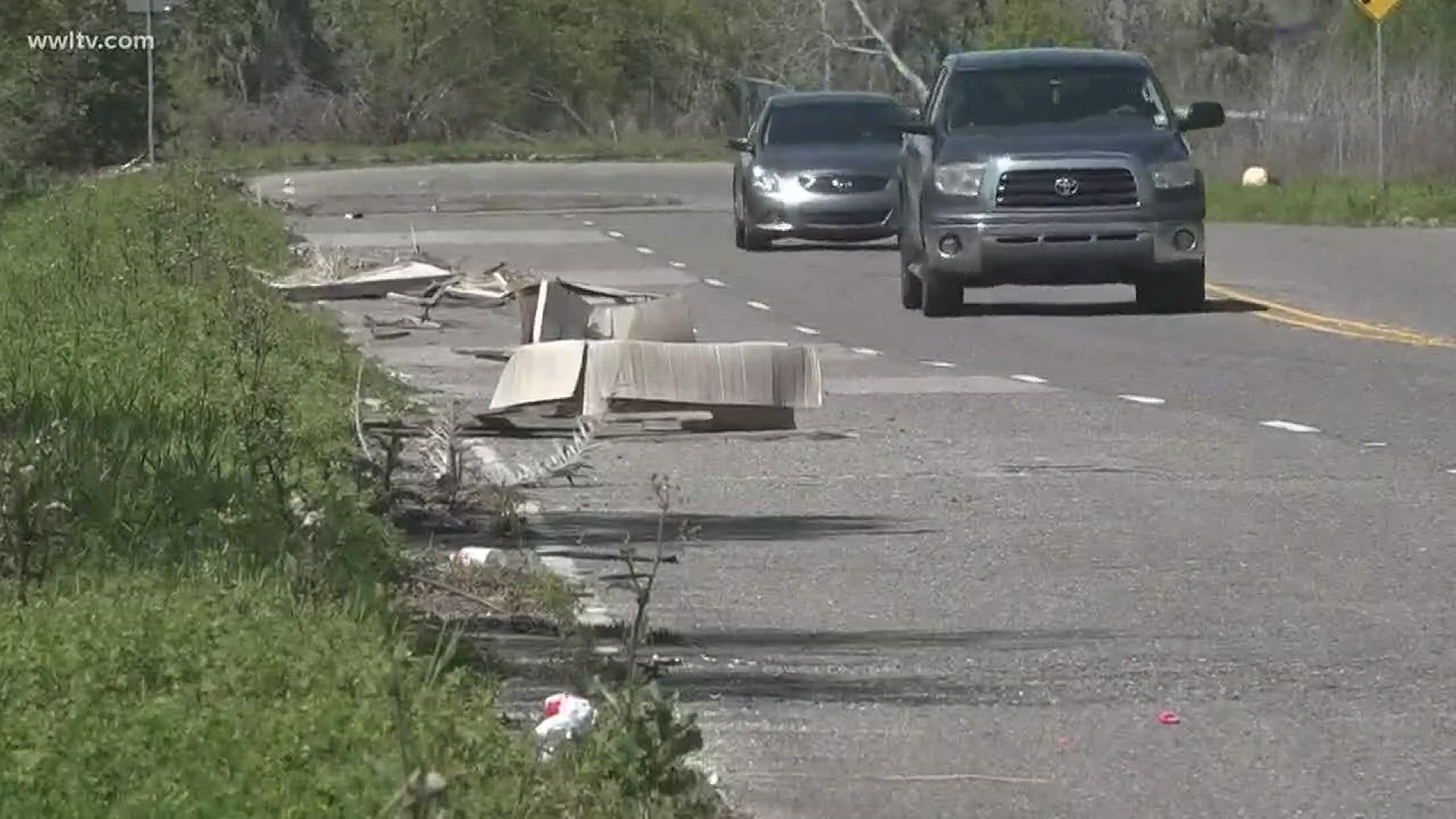 It's a problem Eyewitness News began highlighting nearly two months ago. Residents say the illegal dumping in New Orleans East is out of control, especially on the I-10 Service Road. Now the issue could be even worse than before.