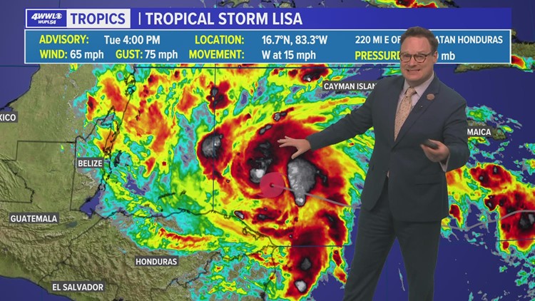 Tuesday night tropical forecast: Lisa and Martin could be hurricanes