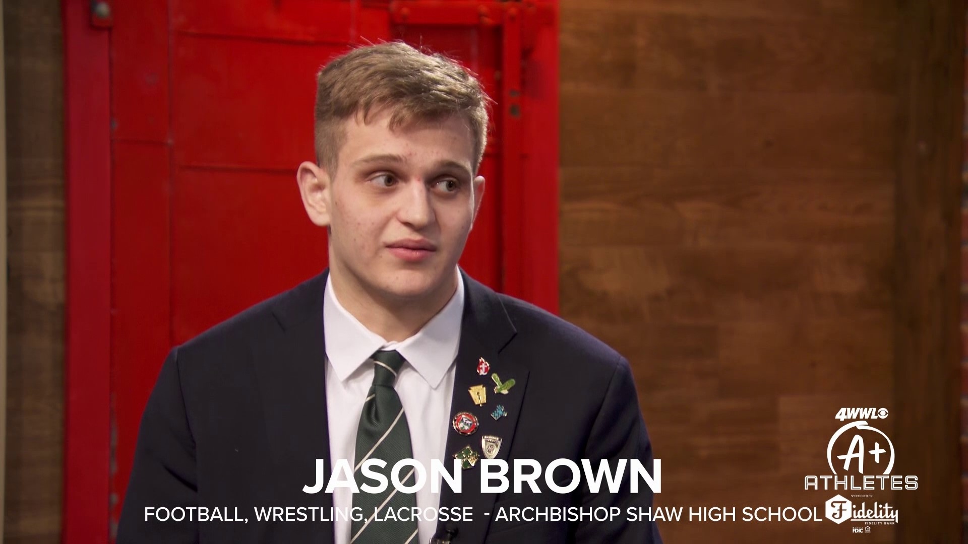 WWL-TV is honoring athletes who excel on and off the field, like Archbishop Shaw's Jason Brown