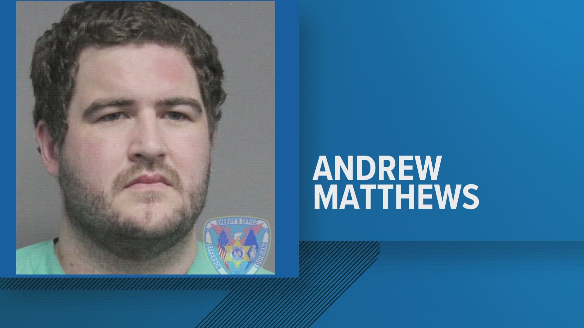 31-year-old Andrew Matthews was arrested and charged with 10 counts of video voyeurism.