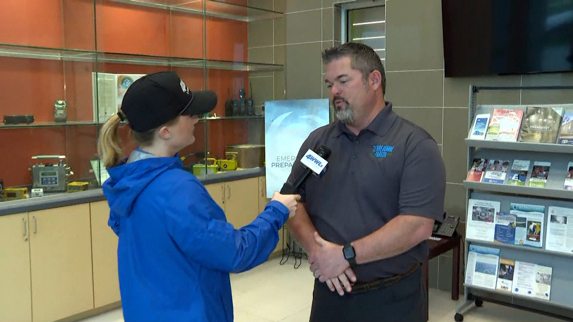 Terrebonne Parish President Jason Bergeron talks with WWL Louisiana regarding Hurricane Francine preparations ahead of landfall on Wednesday, Sept. 11, 2024.