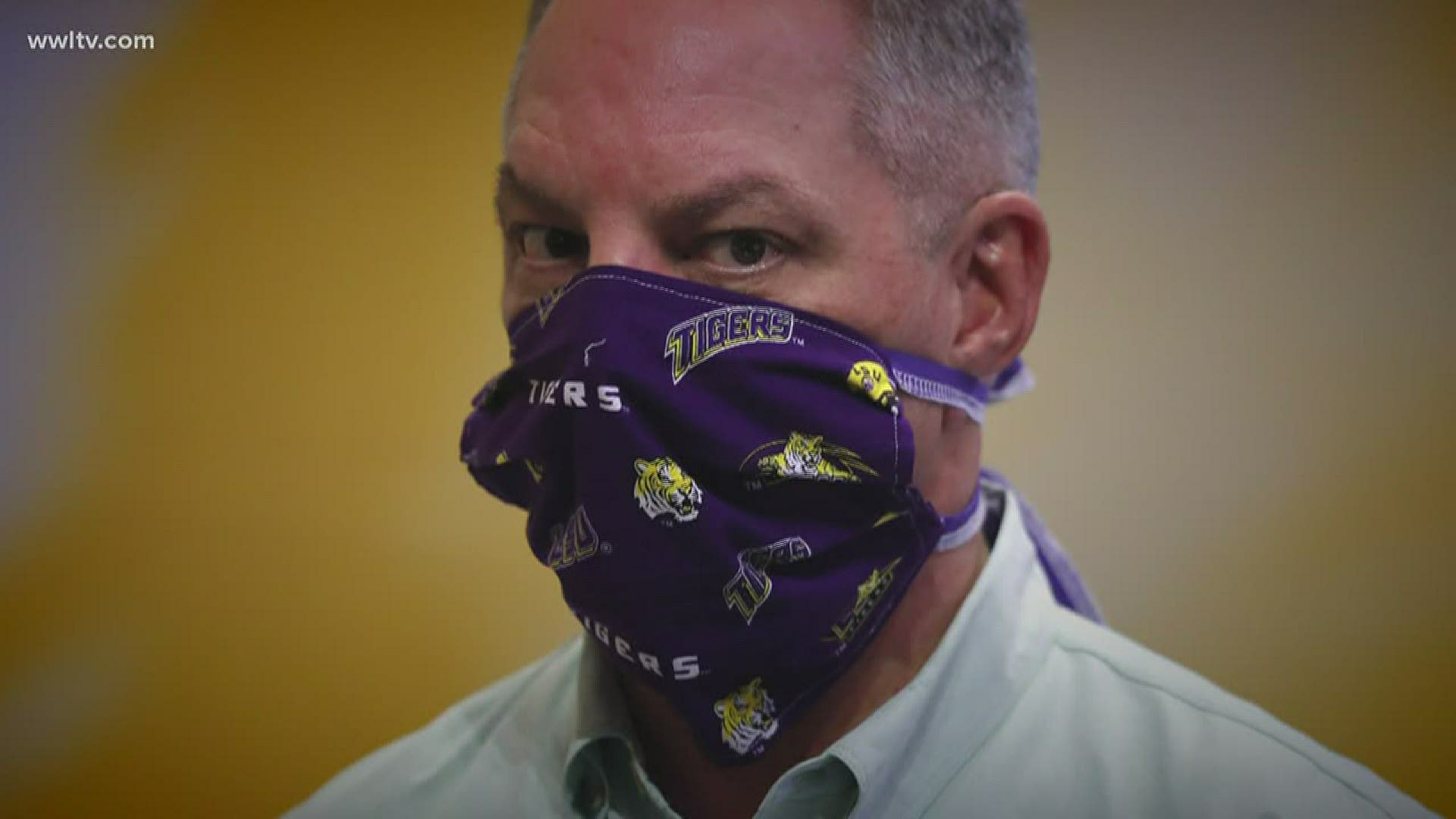 Governor John Bel Edwards says that wearing a mask is being polite like opening a door for someone, showing that you have consideration for them.