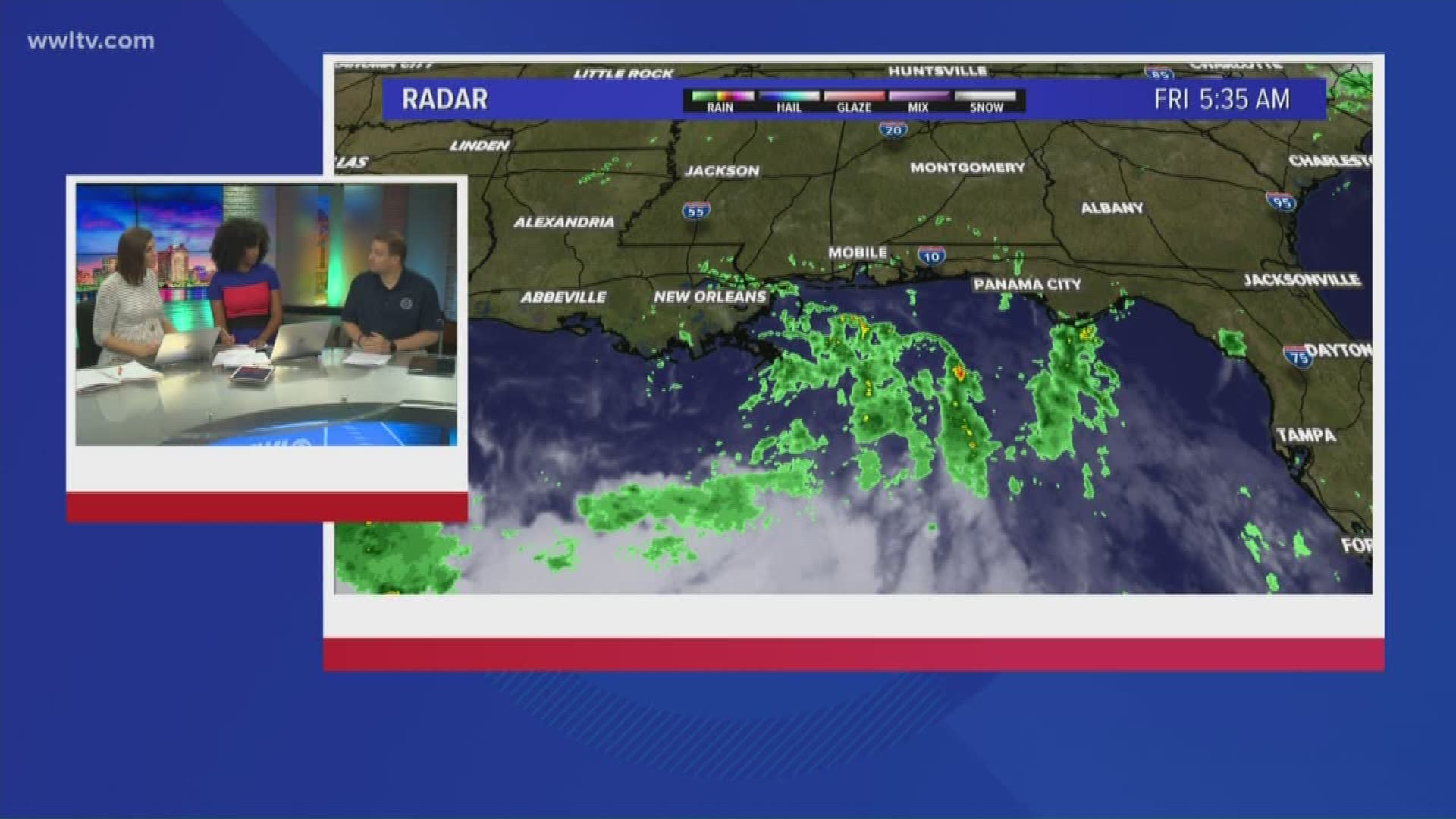 Jefferson Parish President Mike Yenni talks about the parish's last minute preparations for Tropical Storm Barry's expected heavy rains.