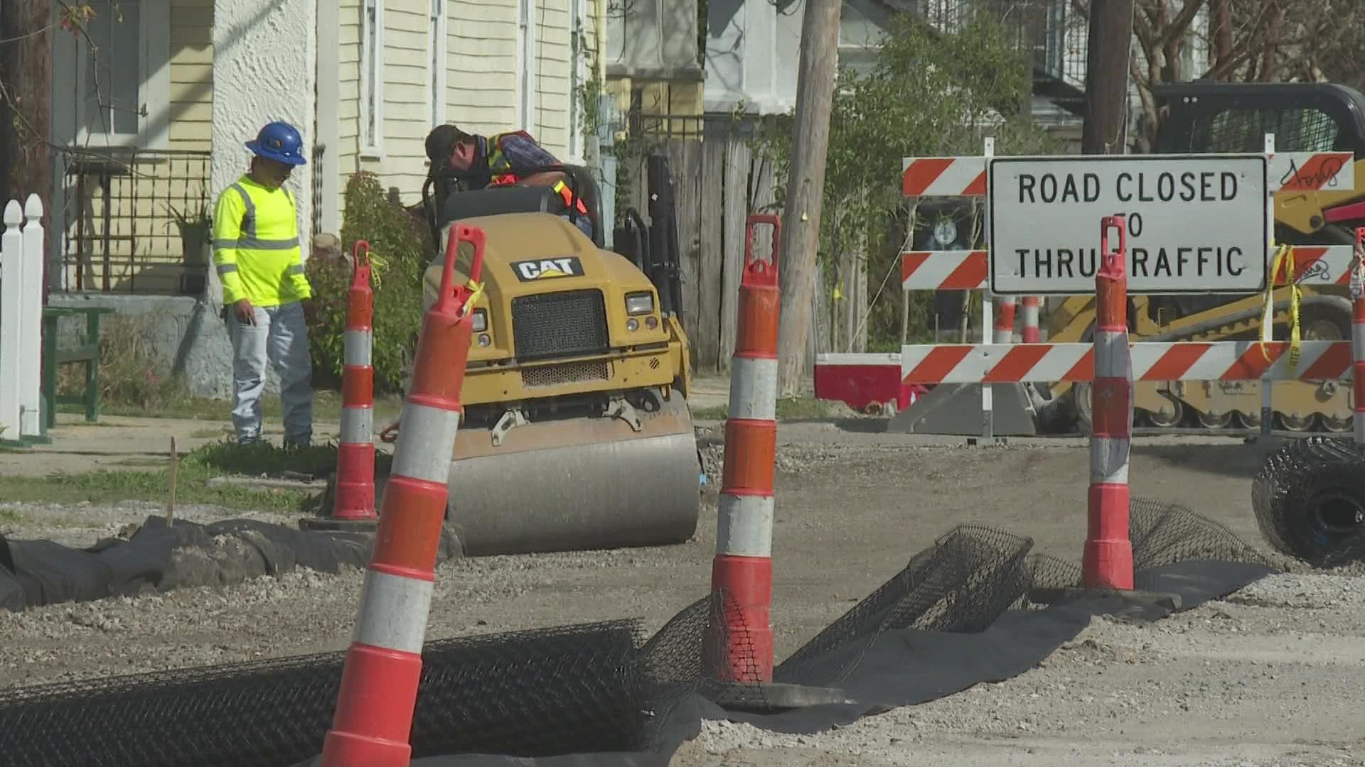 NOLA residents are frustrated as there are to many constructions projects happening in the city but none are getting done in a reasonable time frame.