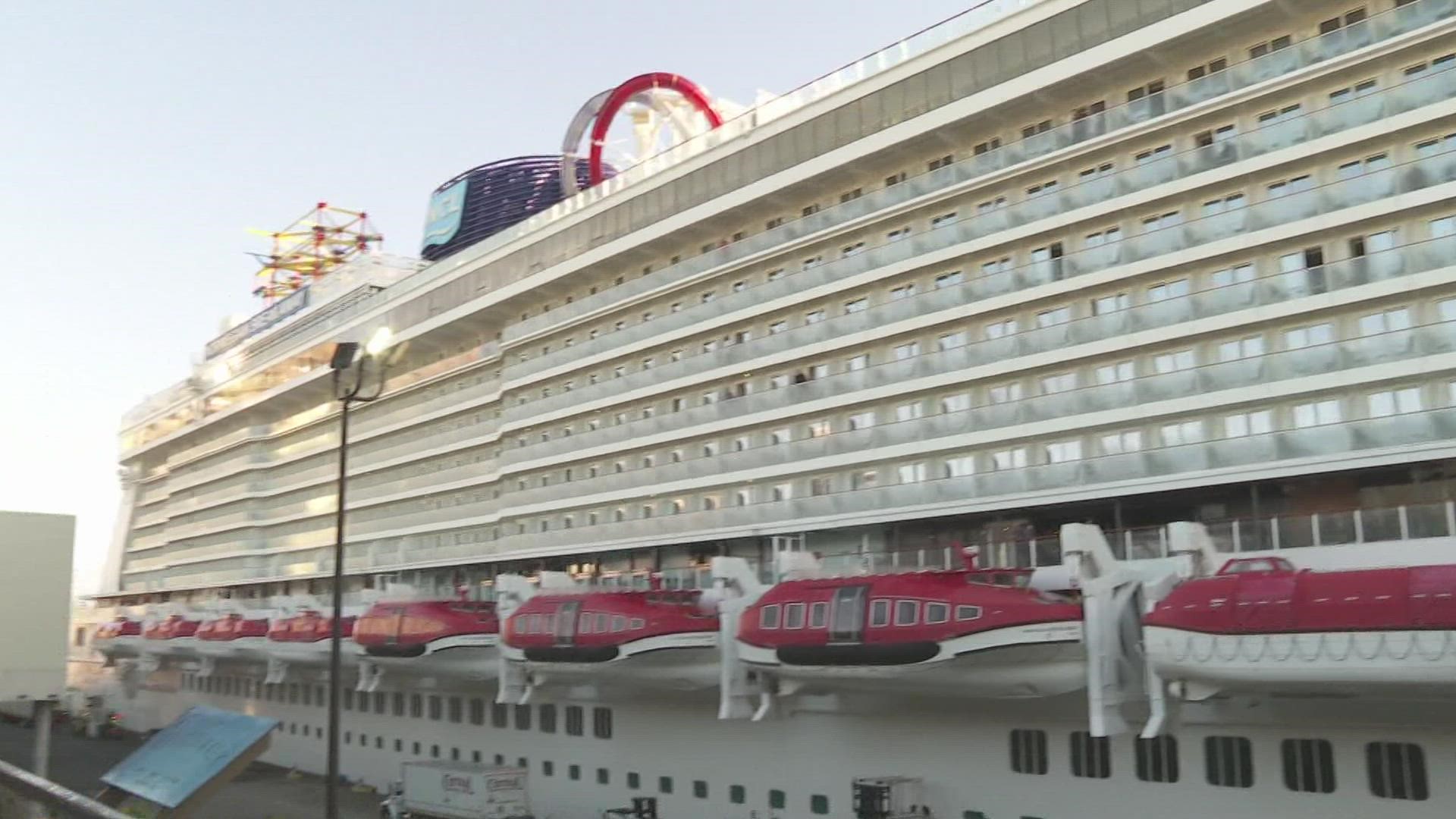 The Norwegian cruise ship carrying 10 passengers that tested positive for covid docked in New Orleans Sunday. Passengers said they were not made aware of the cases.