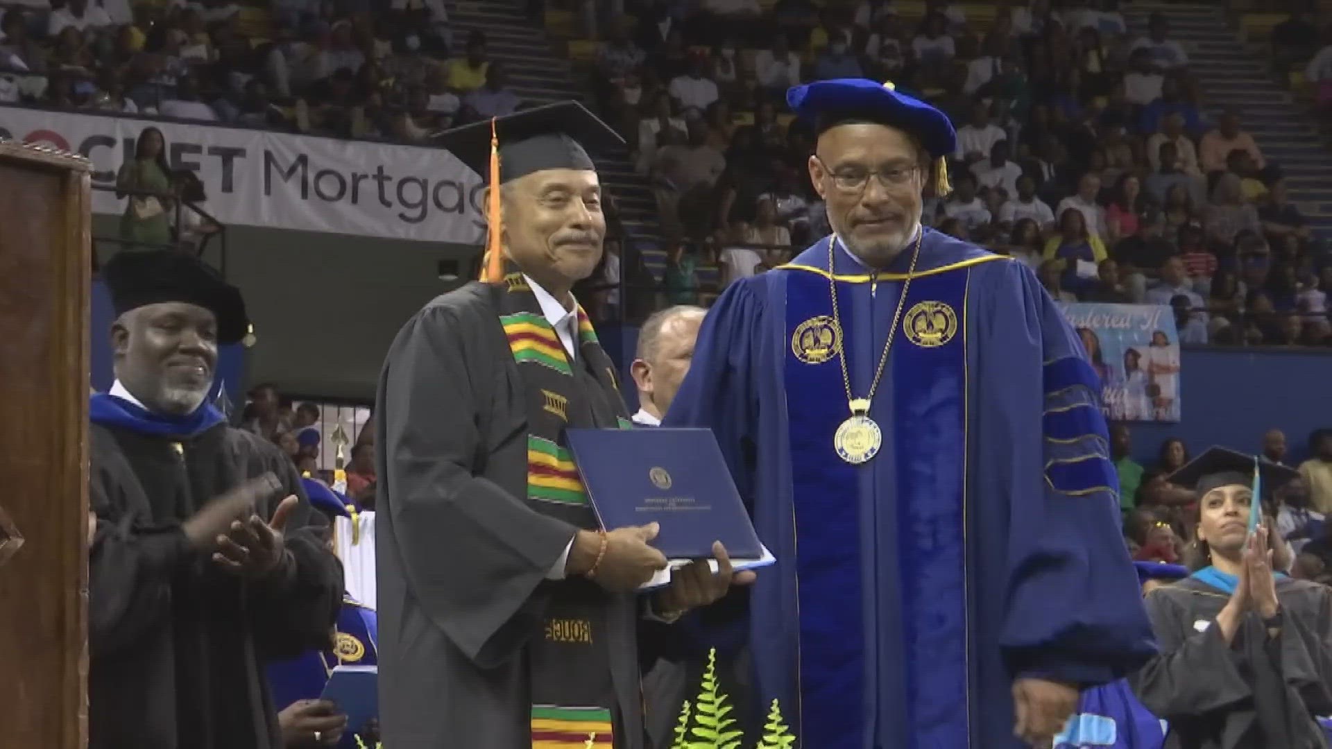 One man who was banned from campus in 1973 over a civil rights protest is finally able to graduate from Southern University 50 years later.