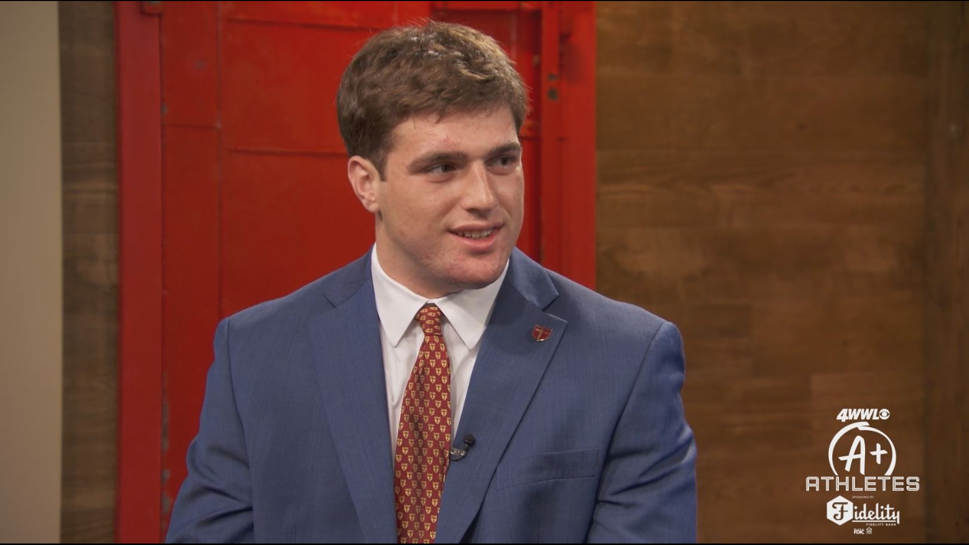 WWL-TV is honoring athletes who excel on and off the field, like Brother Martin's Nick Malek.