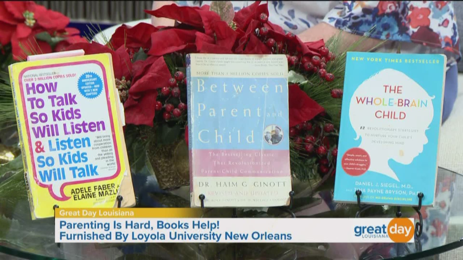 LeAnne Steen, Ph.D. from the Loyola Play Therapy Center stopped by to discuss three books you can use as a parenting resource.