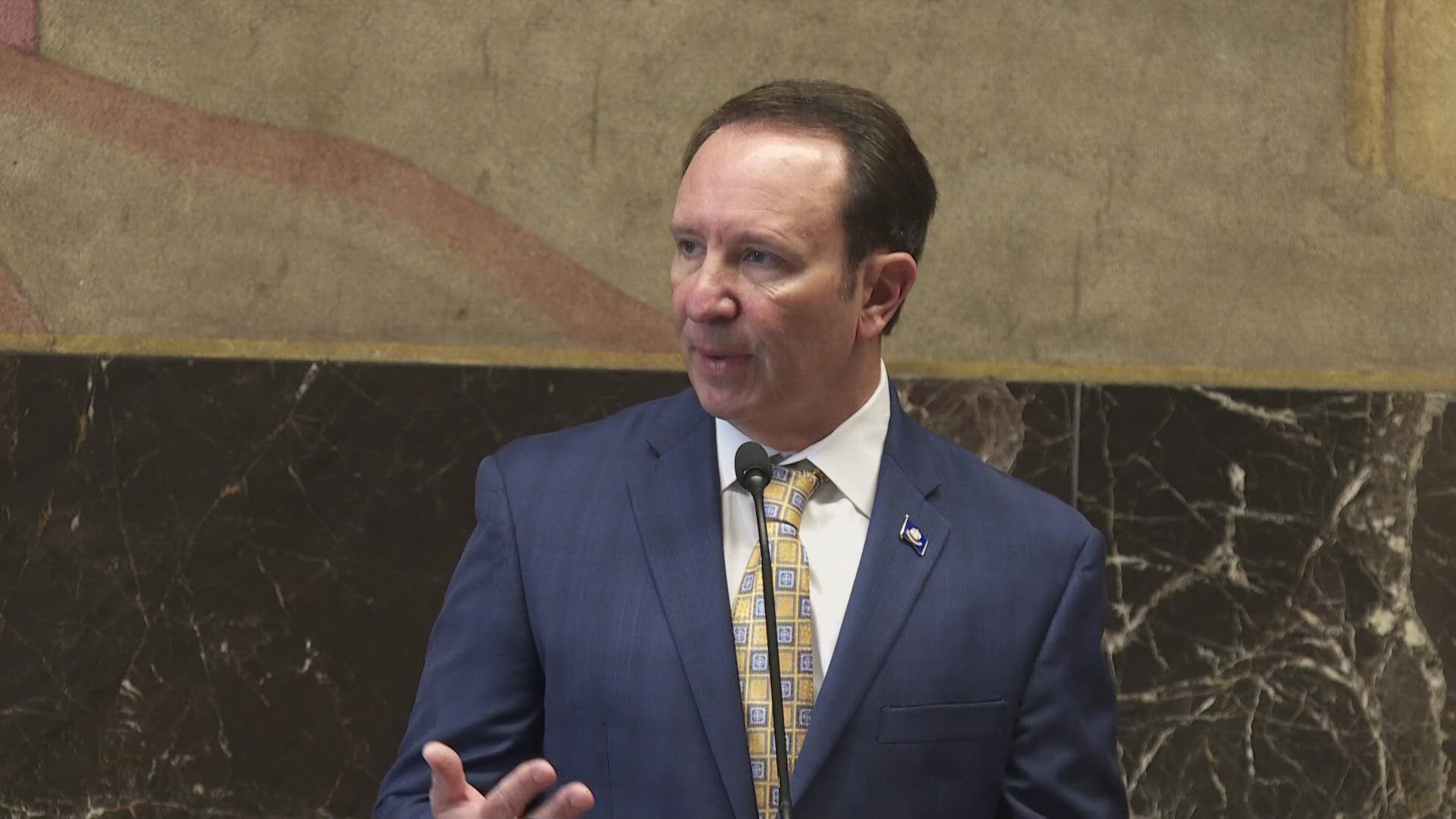 In your Breakdown: Louisiana Governor Jeff Landry is at the U.S. Supreme Court in Washington, for arguments on a lawsuit about social media and free speech.