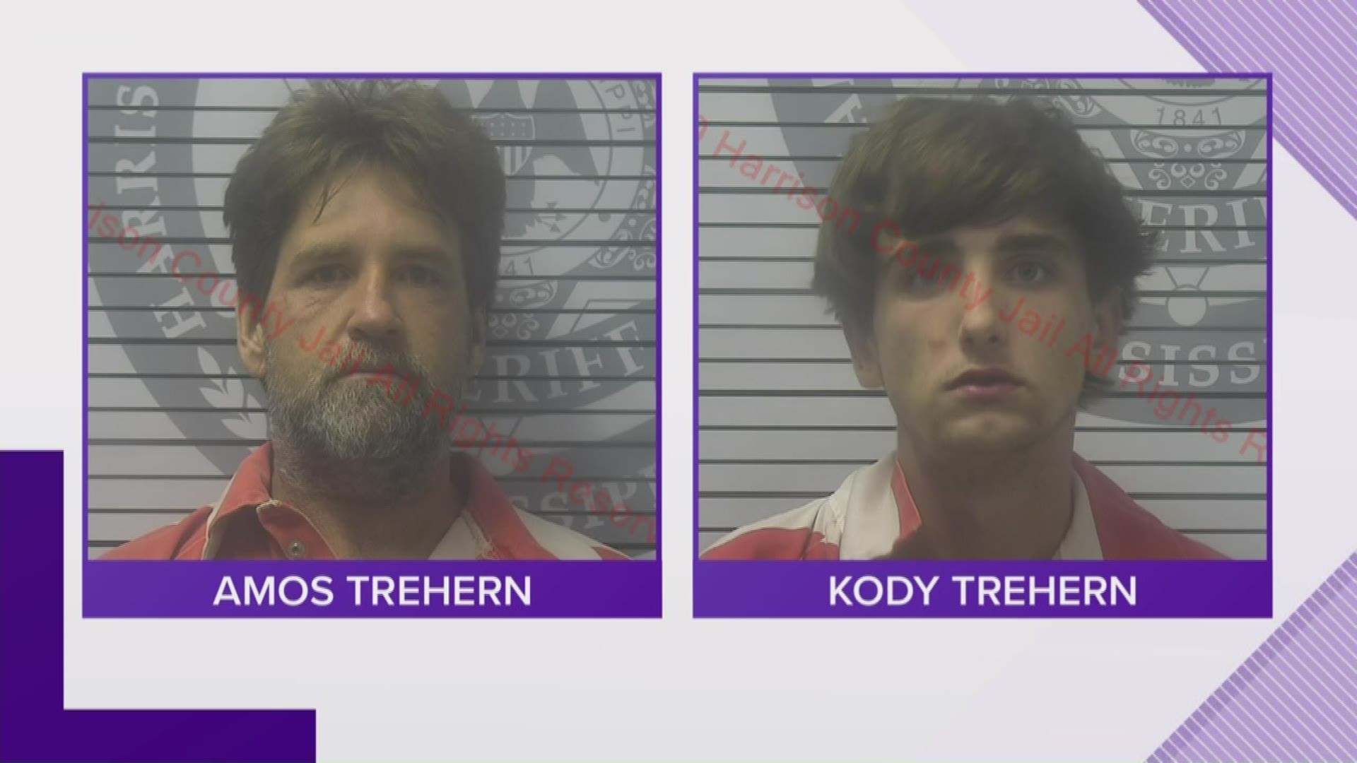 A father and son from Mississippi were arrested after they allegedly broke into a Slidell home and severely beat one of the men inside.