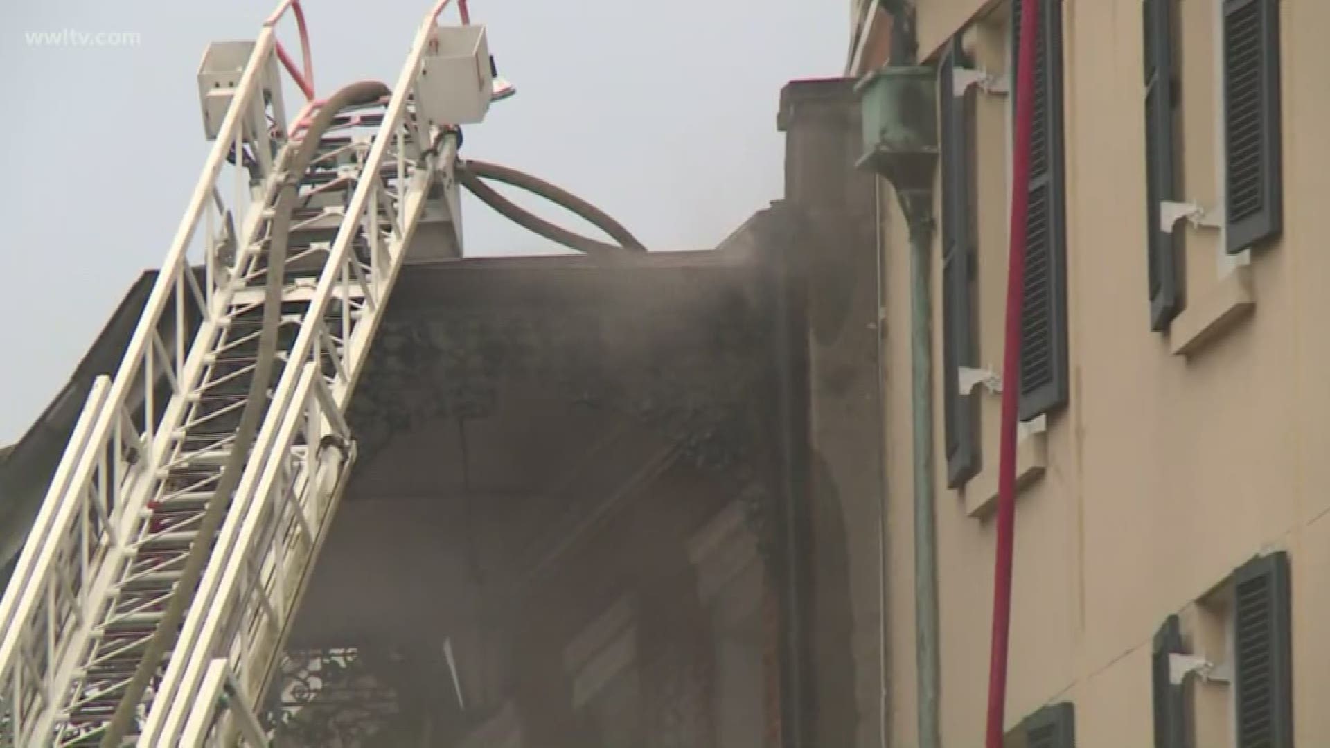 Firefighters battle 4th alarm fire in French Quarter