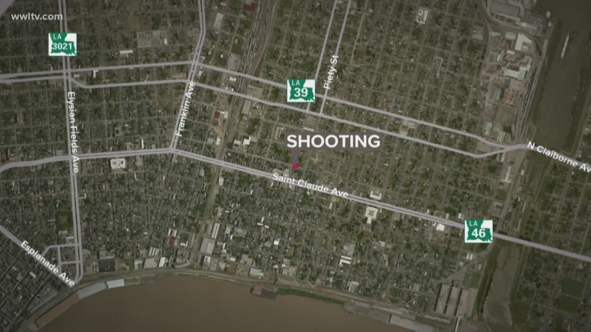 At least two suspects started shooting at each other Sunday evening, injuring three people.