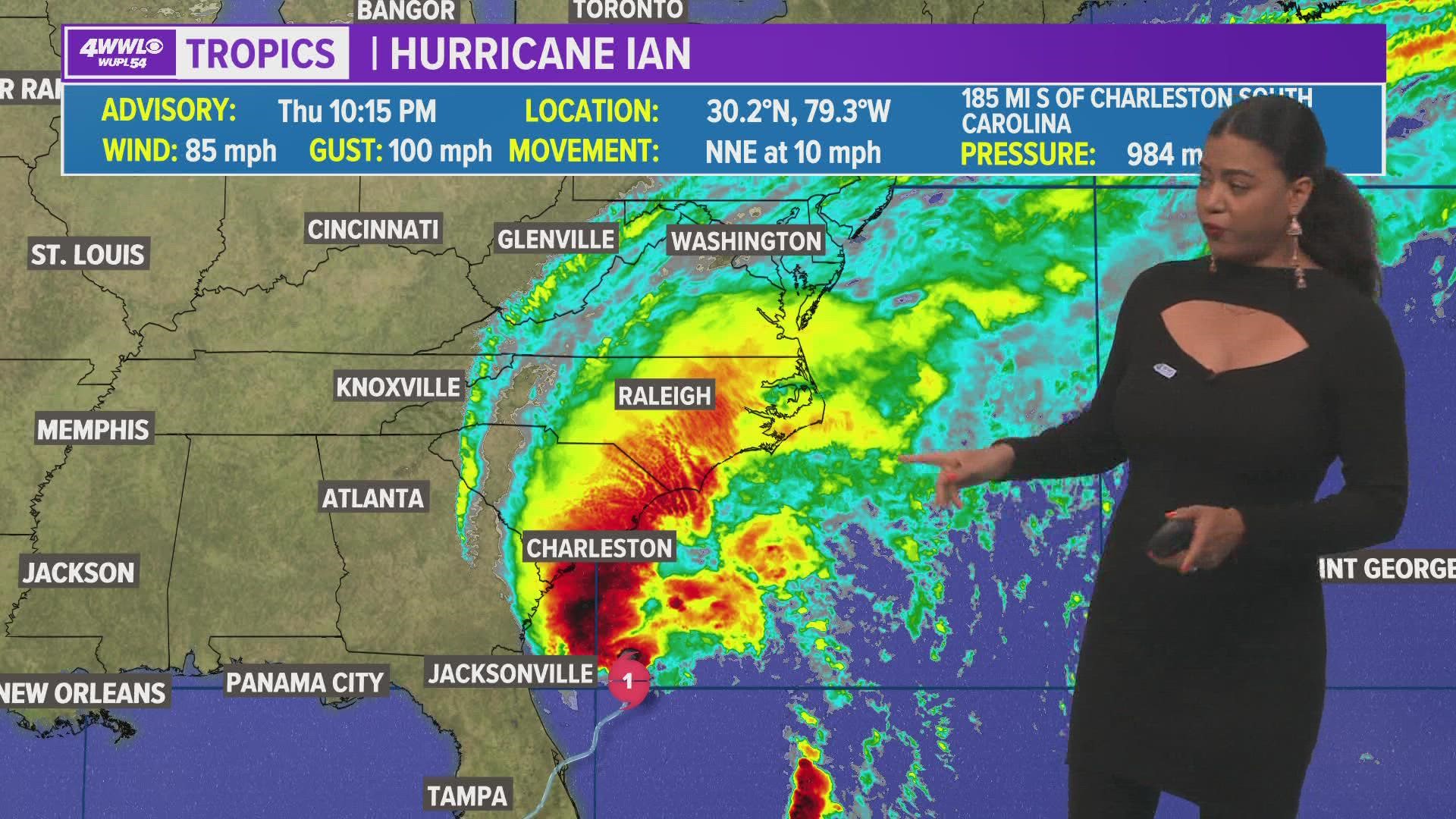 Hurricane Ian has re-formed and is taking aim on the Carolinas after devastating Florida.