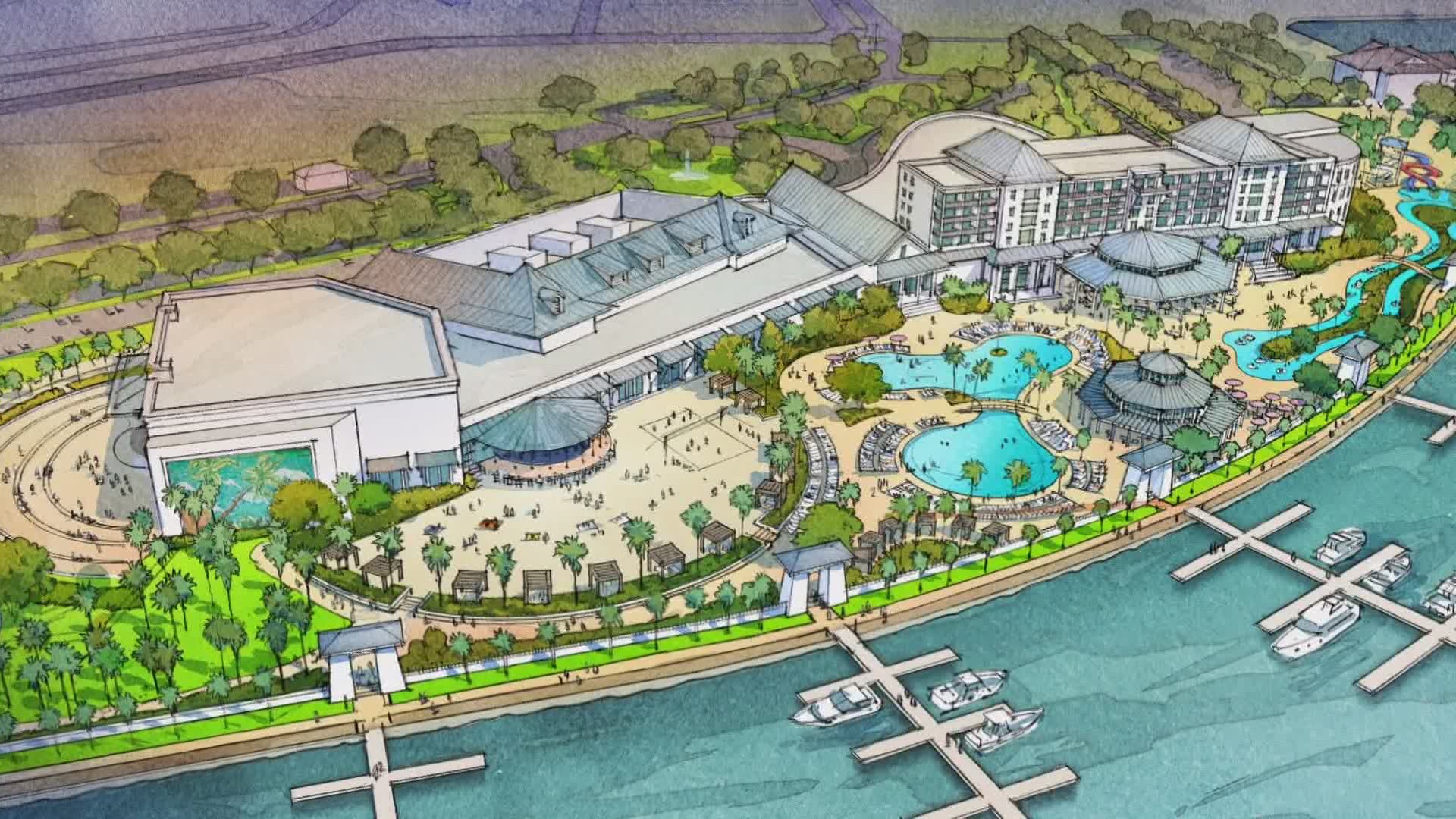St. Tammany Parish leaders announced another $75 million in projects around a proposed casino in Slidell.