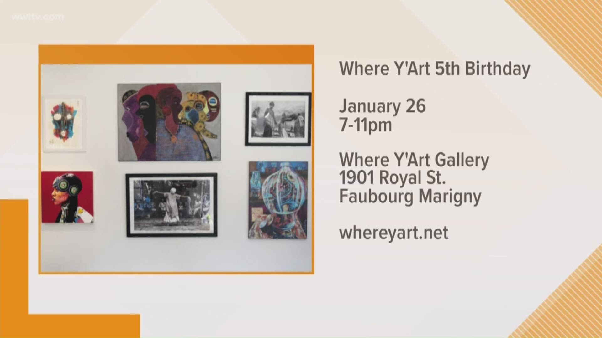 Where Y'Art launched in December 2013 with a little under 40 artists and now service 140 artists.