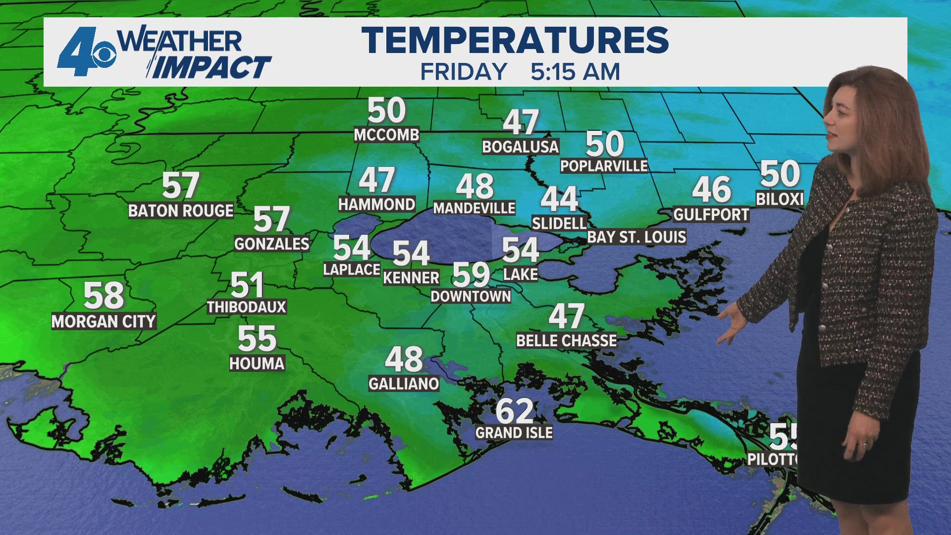 New Orleans Weather: Warmer on Friday and Saturday with a few showers ...