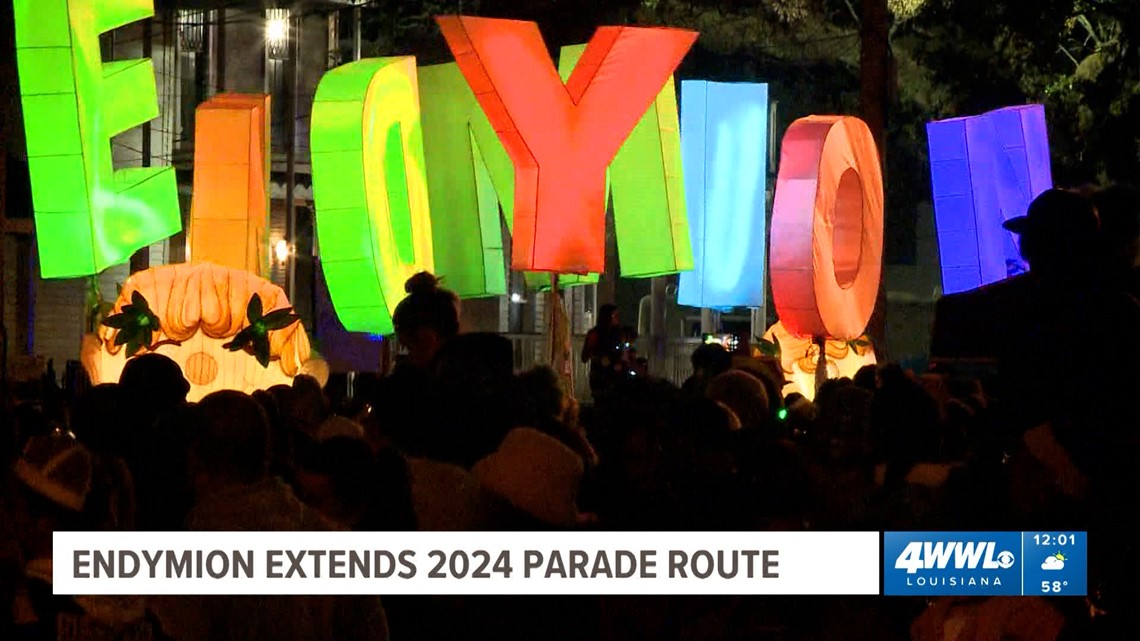 Krewe of Endymion adjusts parade route for 2024