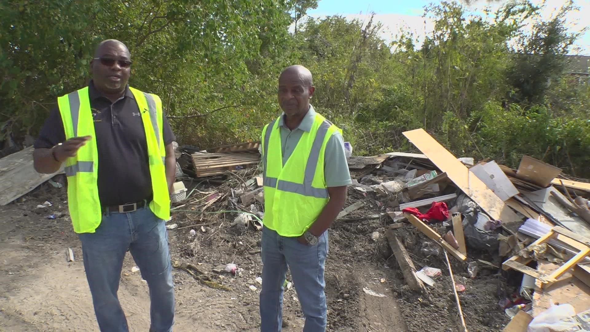 The city is trying to tackle illegal dumping that sees all types of discarded furniture and plenty of tires left in spaces all around New Orleans - illegally.