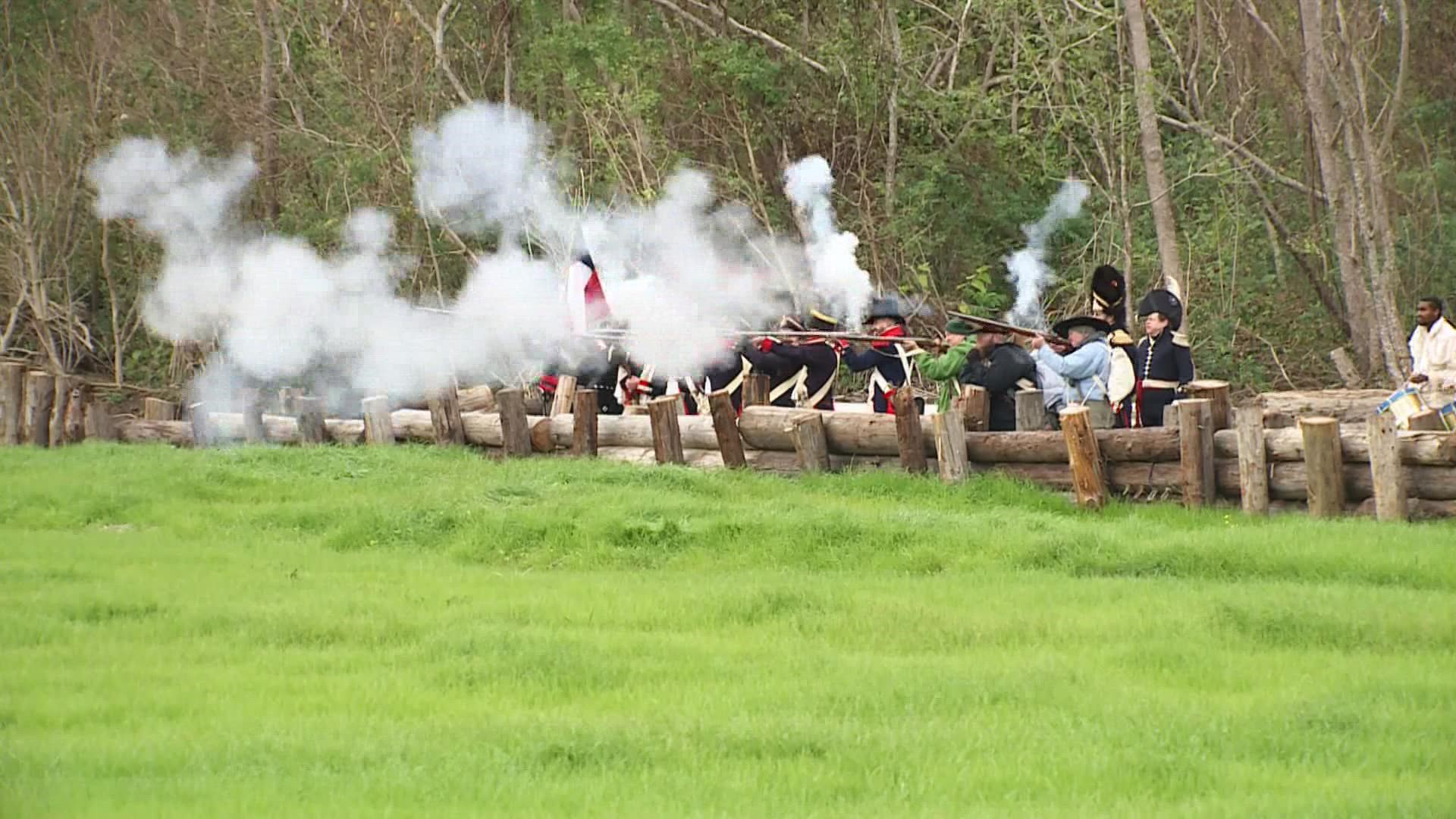 Students were transported 207 years back in time to the Battle of New Orleans.