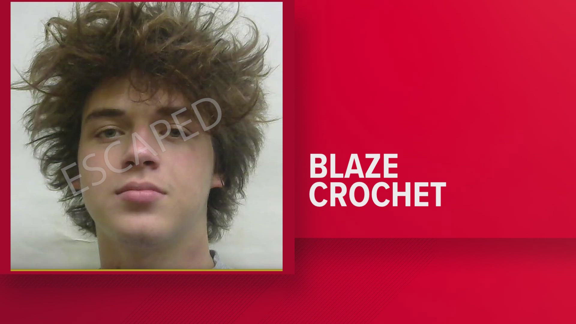 Blaze Crochet, 17, of Thibodaux, was located by authorities after he escaped from an Office of Juvenile Justice facility.