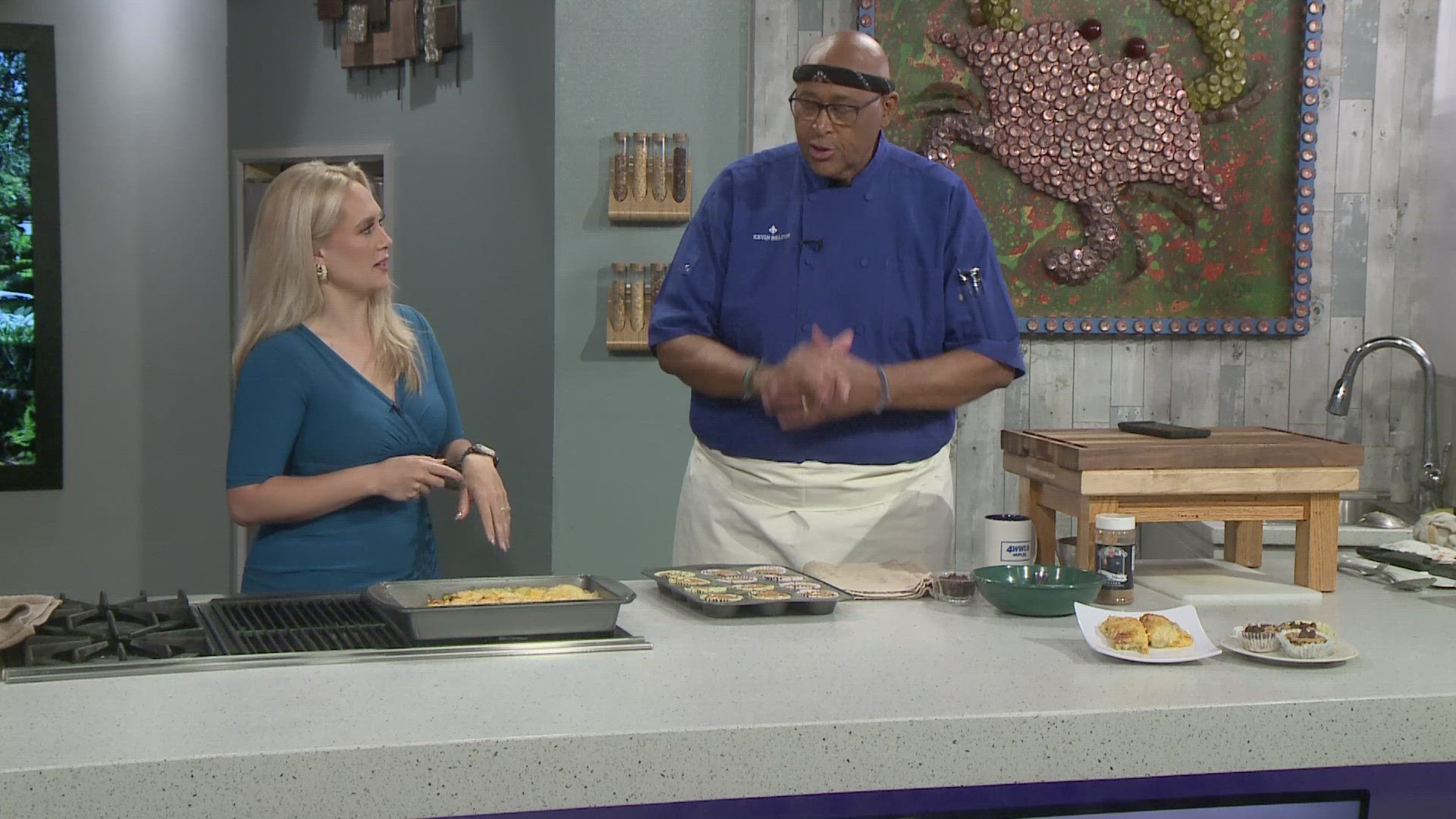Chef Belton is in the WWL Louisiana kitchen cooking up some after school special snacks.
