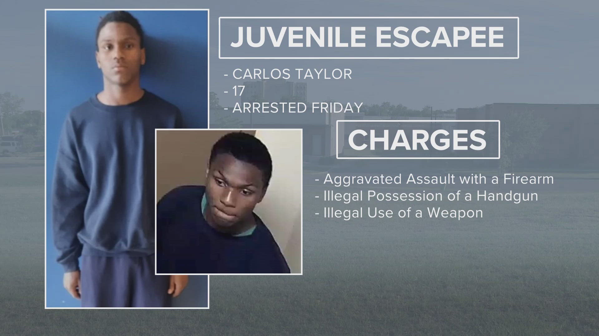 WWL Louisiana's Lily Cummings with the latest from the New Orleans Juvenile Justice Center where 17-year-old Carlos Taylor escaped.