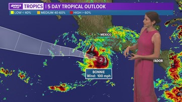 A lull in tropical activity is expected this week