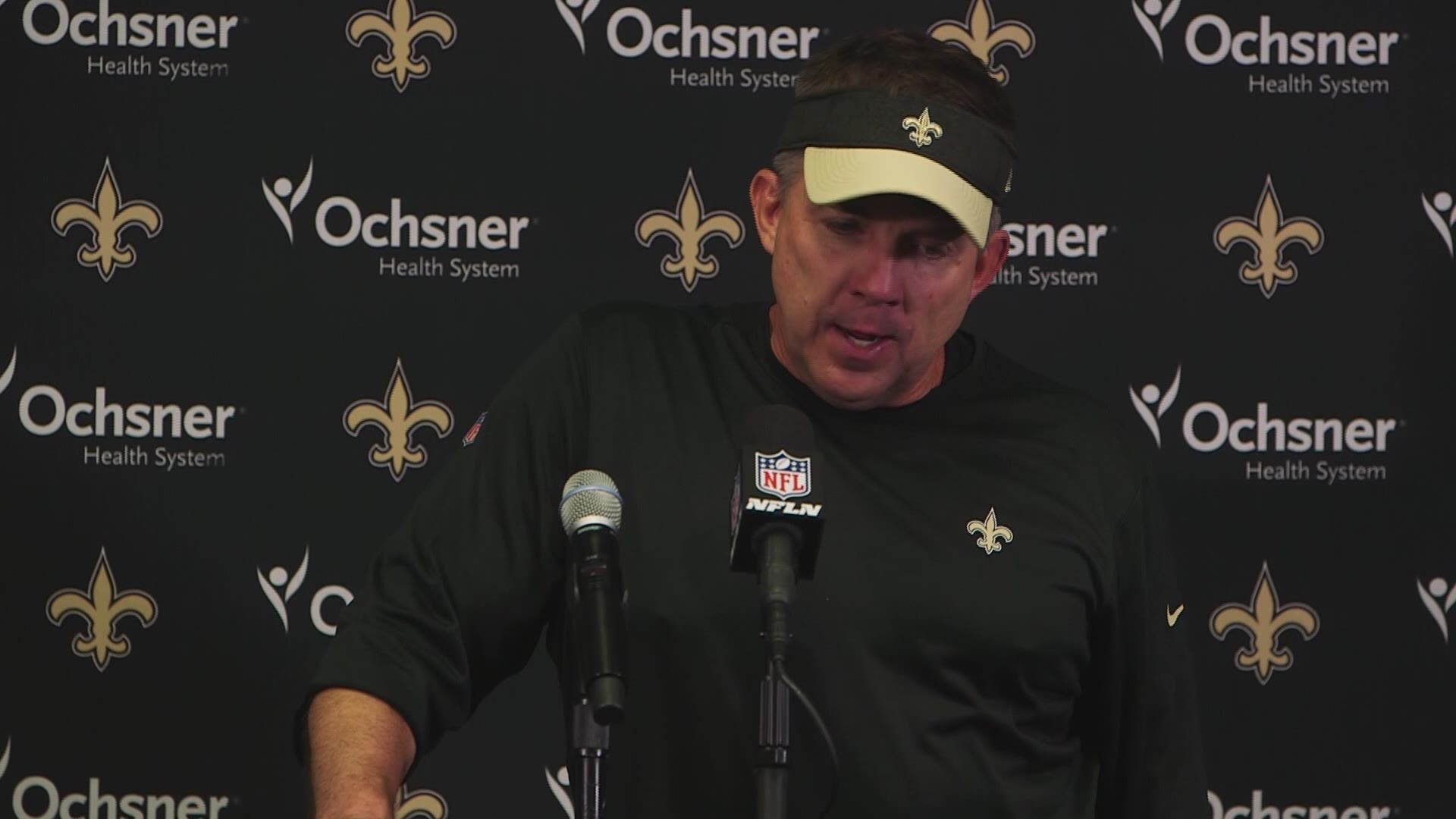 Sean Payton talks about the Saints win over the Vikings.