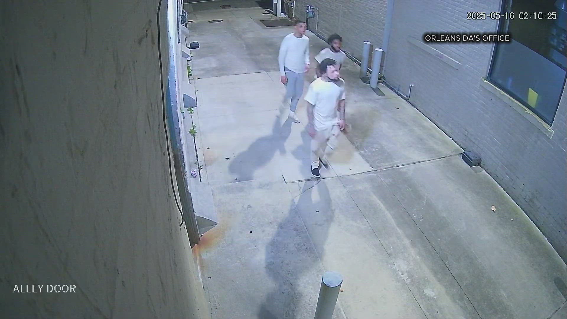 The footage is now part of an ongoing investigation involving local and state agencies as the search continues for the five inmates who remain at large.