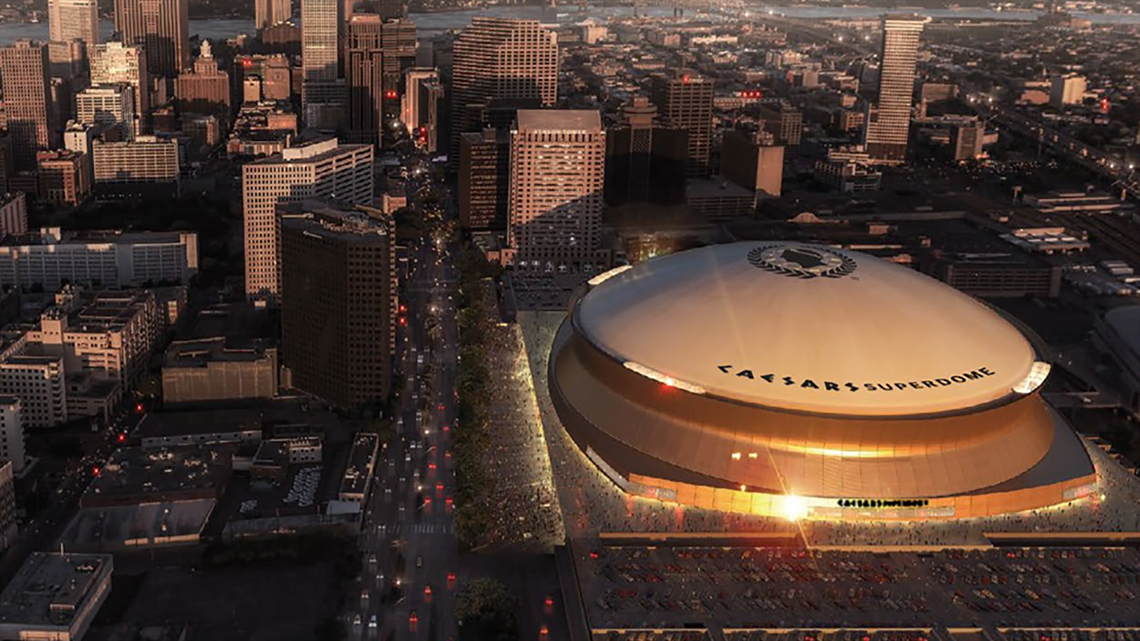 USA: New Orleans Saints upgrade the Superdome to boost naming rights –