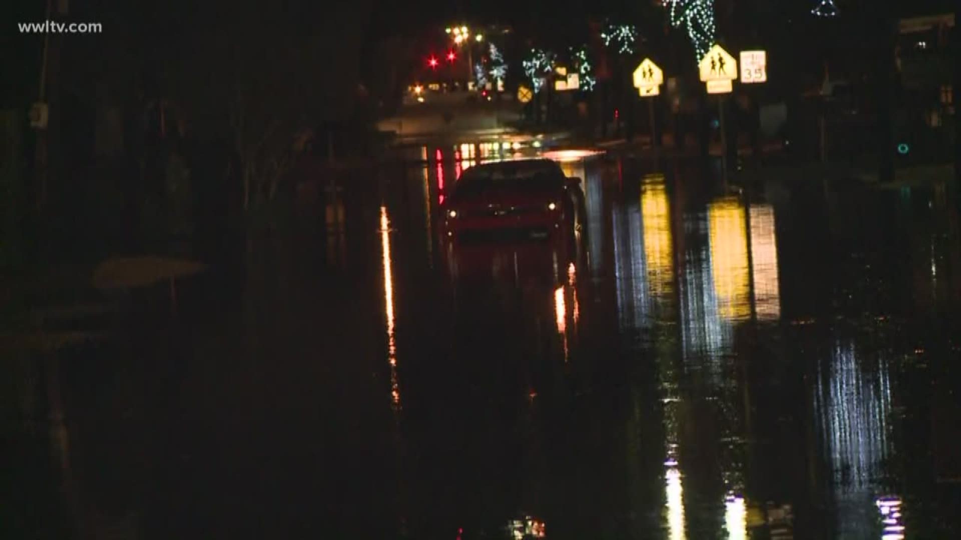 Parts of St. Charles Parish have recorded between 7.4 to 8 inches of rain, with the hardest hit areas near Destrehan, Norco and Montz.