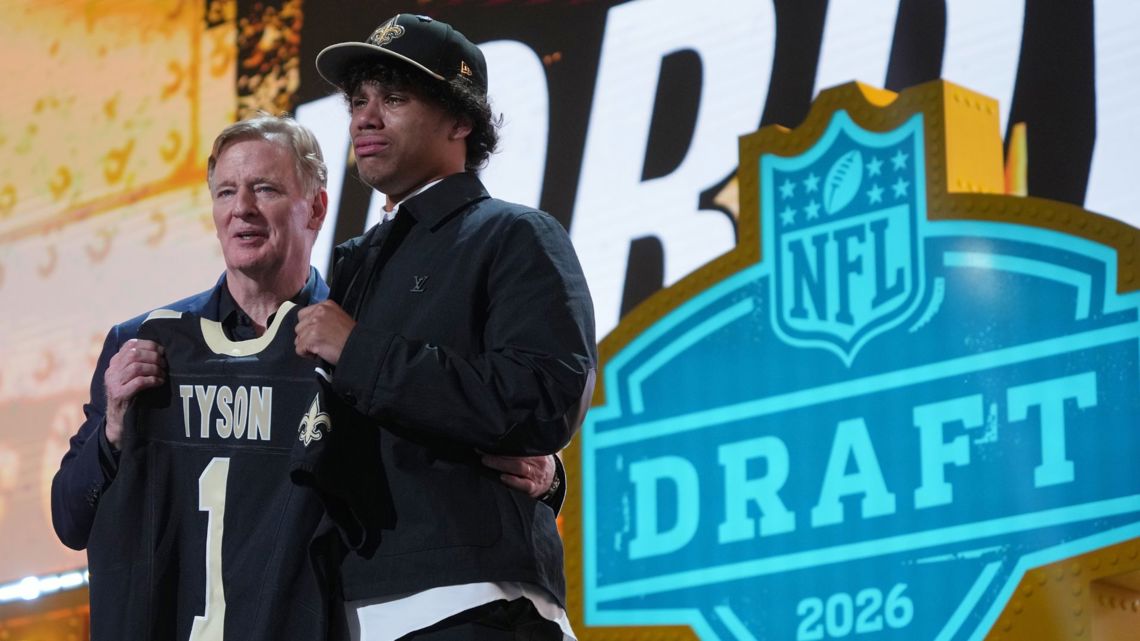New Orleans Saints pick up wide receiver in first round of NFL Draft