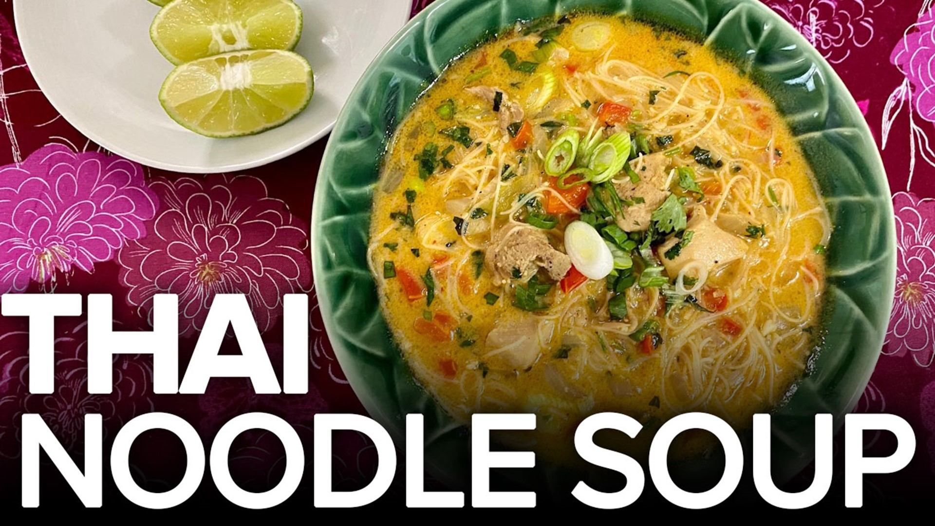 Do you feel that chill in the air? It's almost soup season and my Thai Noodle Soup is one your going to want to cook again and again this year!