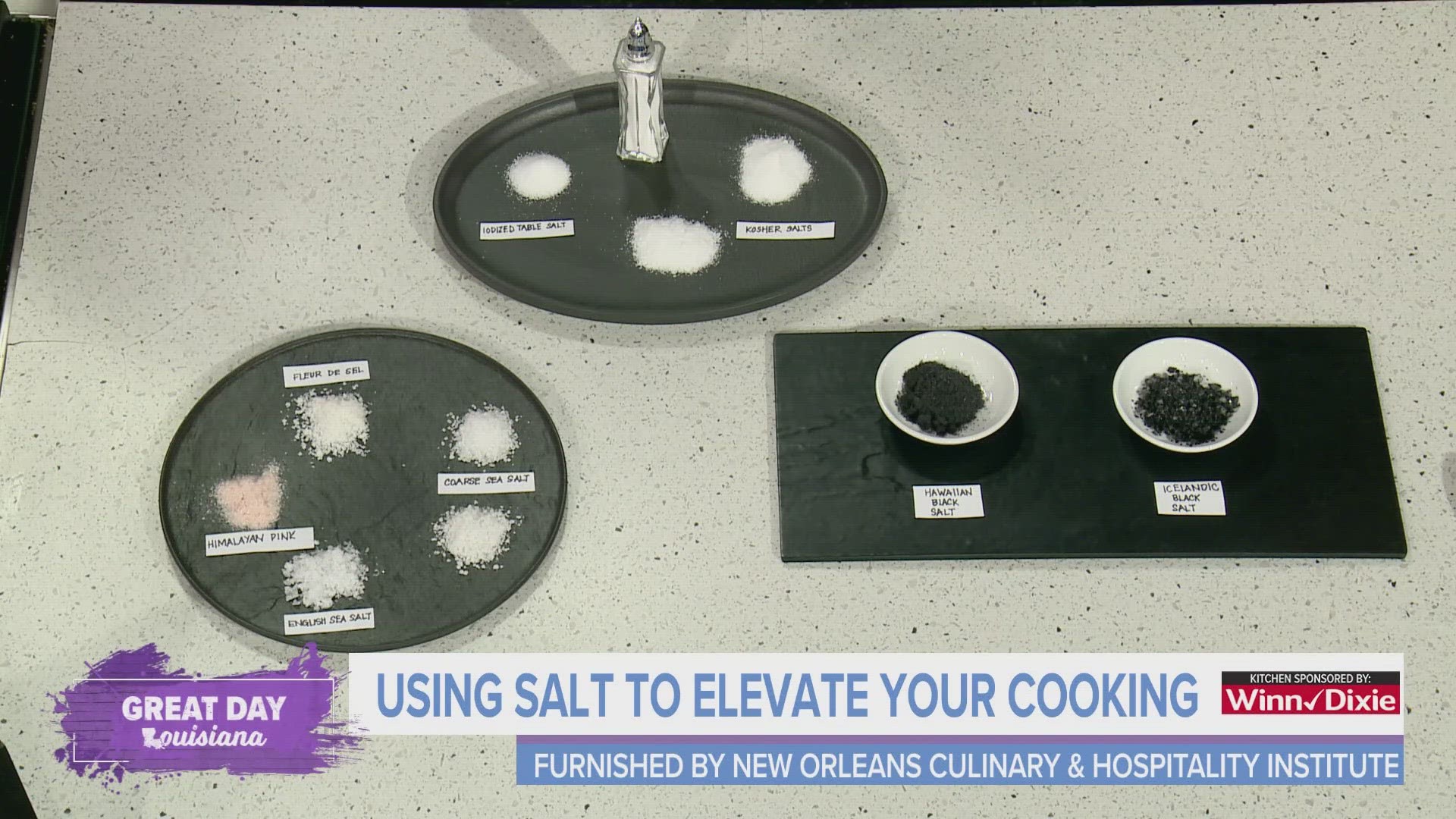 Chef Zak Miller from NOCHI stops by to explain the best uses for the different variaties of salt.