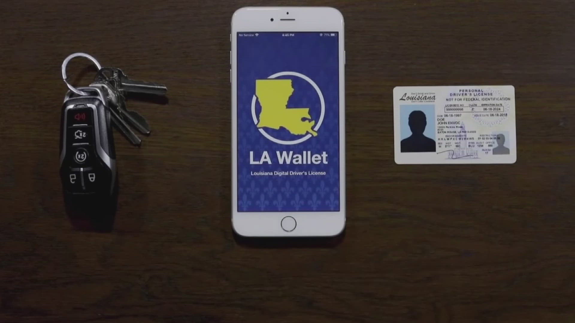 Officials say all you have to do is pull up your digital ID or driver's license on the LA Wallet app, then tap your phone at the scanner or scan QR code on the app.