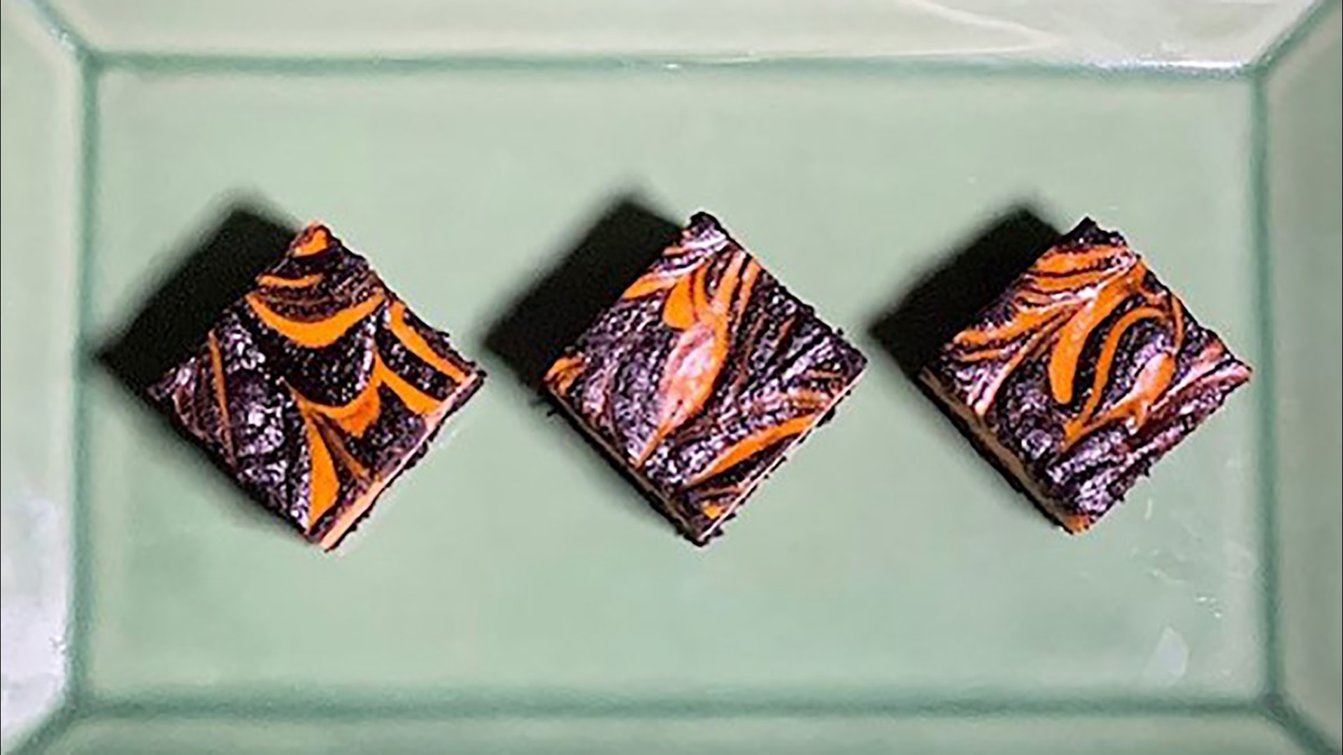 Need more sweets for Halloween? Try these Chocolate swirl brownies for your next spooky party.