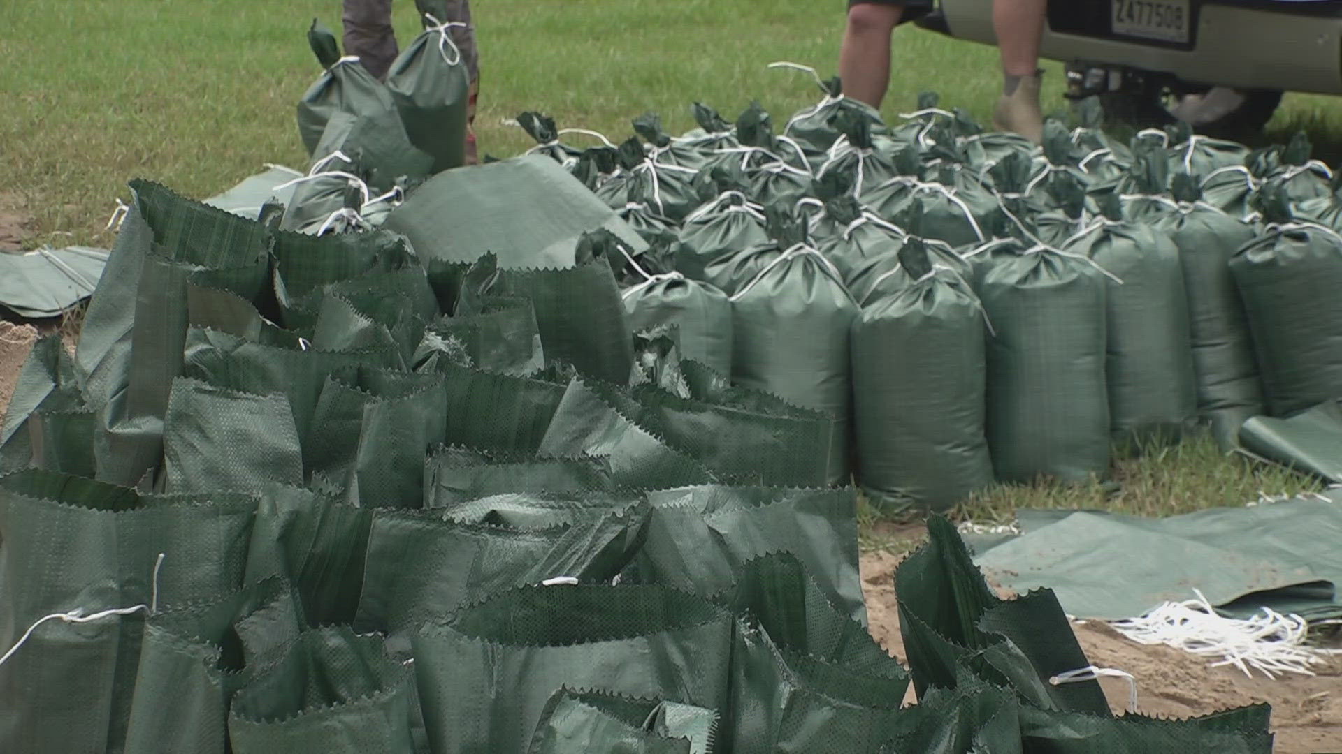 Storm preparations are well underway in Terrebonne Parish ahead of Tropical Storm Francine, residents sandbagging ahead of the severe weather.