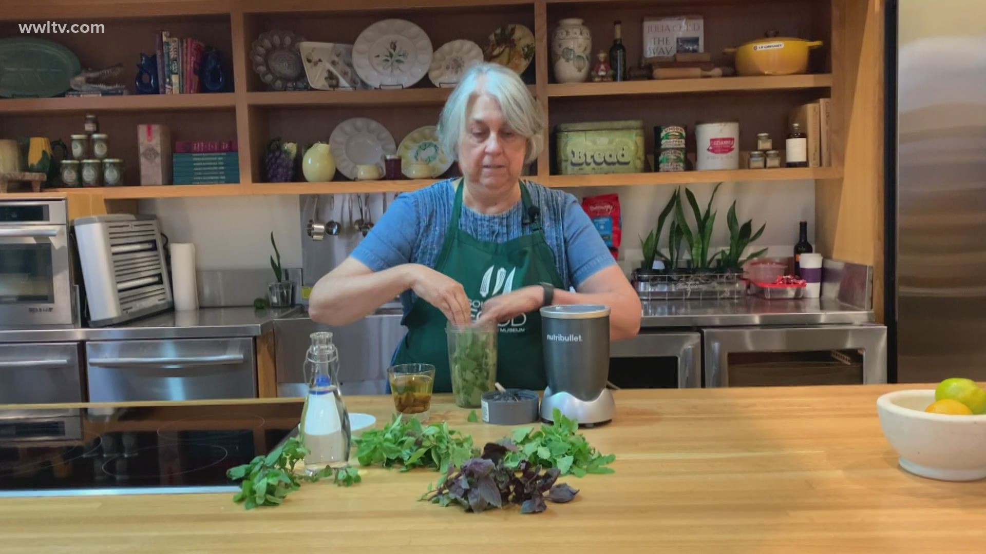 Liz Williams with the Southern Food and Beverage museum has a great way to use the last herbs from your garden.