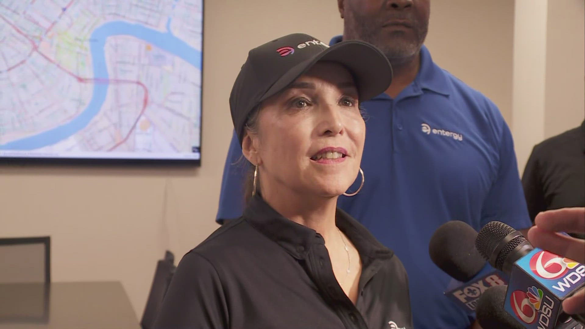 Entergy New Orleans officials said Wednesday they have prepared for the storm by bringing in more crews and performing vegetation management in advance.