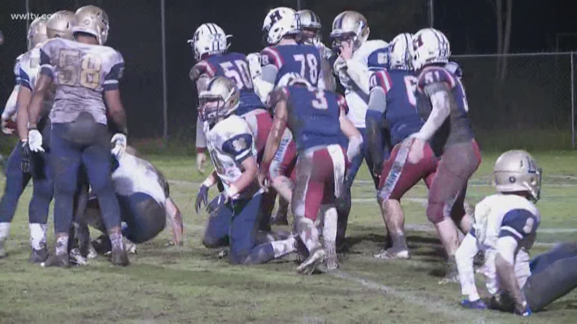 Hannan rolled over Lusher 37-0 in the first round of the Division II playoffs Friday night.