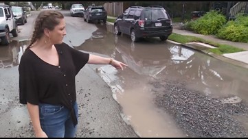 Road work delays blamed for street flooding in Mid-City