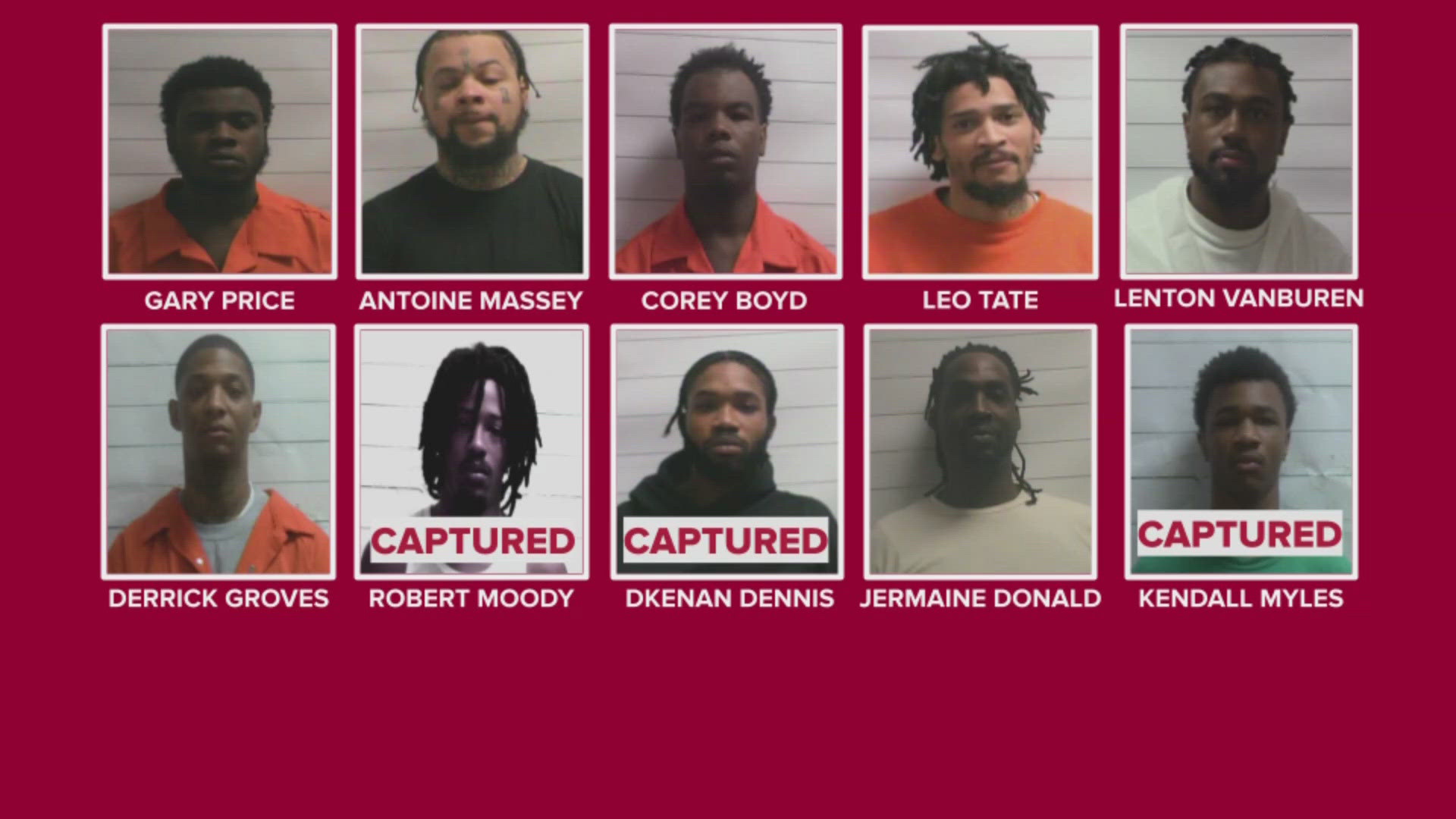 Of those seven, five are accused of the most serious crimes, one of them convicted. Mike McDaniel breaks down their criminal file.